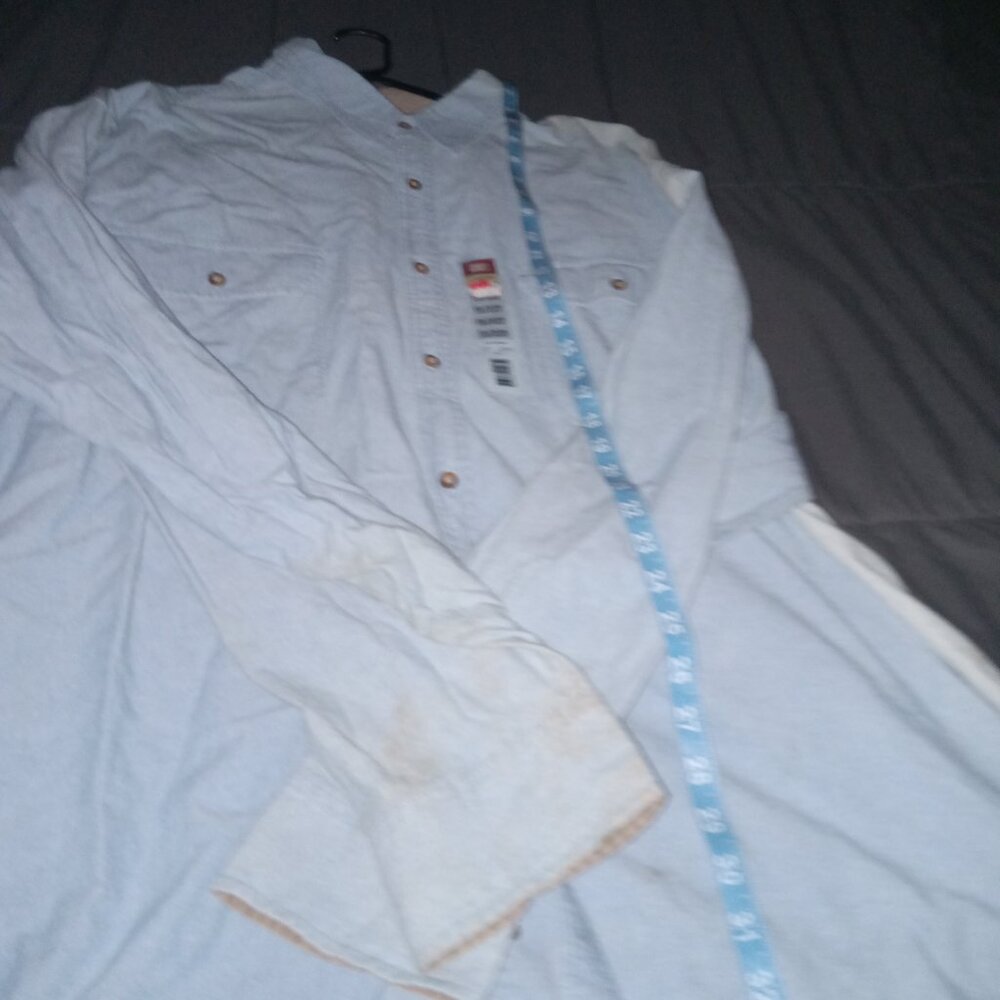 NEW FADED GLORY DRESS SHIRT ORIGINAL 100% COTTON 3XL